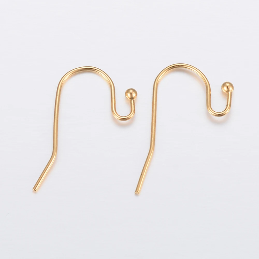 100pcs Stainless Steel French Hook Ball Dot Earwires 21x12x2mm Dangle Earring Findings Earring Making Accessories
100pcs Stainless Steel French Hook Ball Dot Earwires 21x12x2mm Dangle Earring Findings Earring Making Accessories