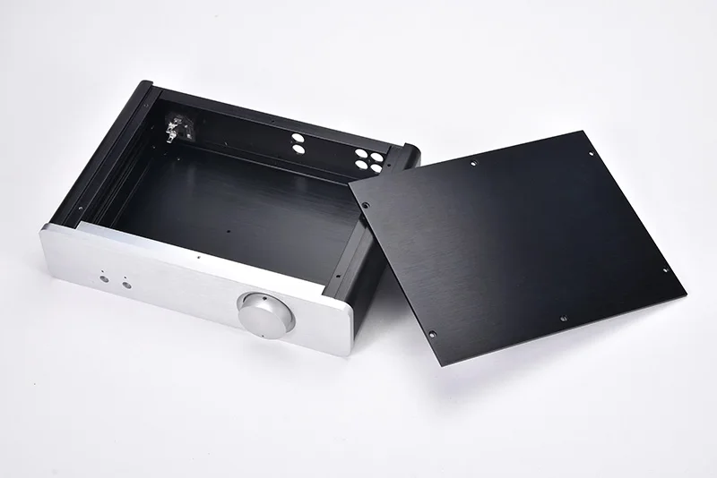 Full aluminum amplifier chassis / Pre-amplifier / DAC Decoder / AMP Enclosure / case / DIY box for installing HD1969 circuit
Full aluminum amplifier chassis / Pre-amplifier / DAC Decoder / AMP Enclosure / case / DIY box for installing HD1969 circuit