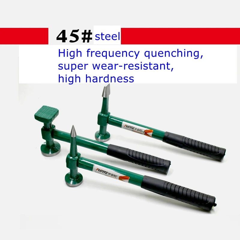 Professional sheet metal hammer 7-piece set of high carbon steel shaping repair horn body depression repair tool auto repair
Professional sheet metal hammer 7-piece set of high carbon steel shaping repair horn body depression repair tool auto repair