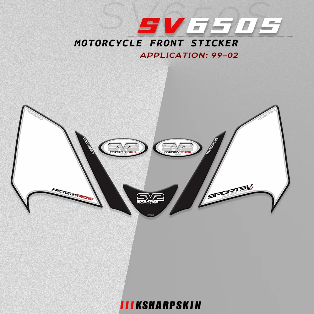 For SUZUKI SV650S 1999-2002 sv 650 s 3D Gel Motorcycle Front Fairing Sticker Protector Number Board Moto Engine Vehicle decals
For SUZUKI SV650S 1999-2002 sv 650 s 3D Gel Motorcycle Front Fairing Sticker Protector Number Board Moto Engine Vehicle decals