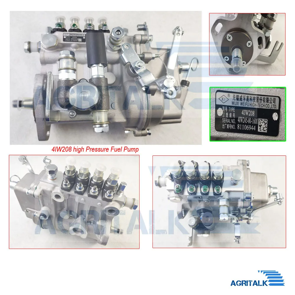 The high pressure fuel pump with code 4IW208 for Yangdong engine YD490 parts, part number: N485Q-17001L
The high pressure fuel pump with code 4IW208 for Yangdong engine YD490 parts, part number: N485Q-17001L