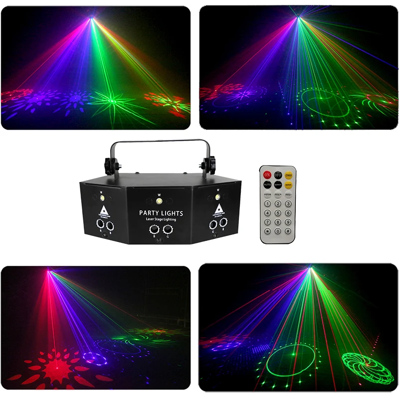 Fast Ship Remote Disco Laser Light RGB Flower Rotate Beam Scanner Stage Lighting Led Strobe For KTV Night Club Party Holiday
Fast Ship Remote Disco Laser Light RGB Flower Rotate Beam Scanner Stage Lighting Led Strobe For KTV Night Club Party Holiday