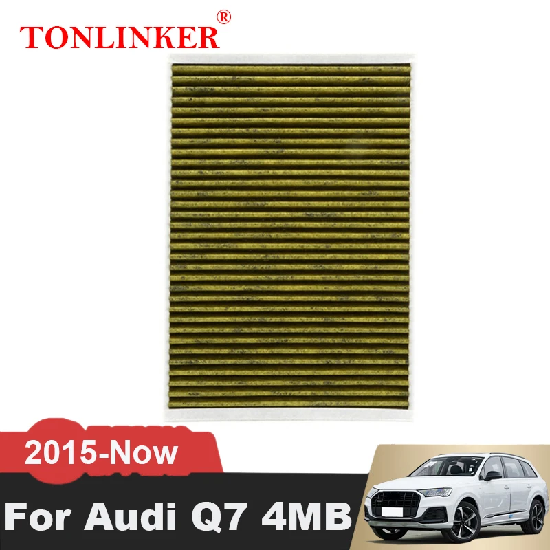 TONLINKER Cabin Filter 4M0819439 For Audi Q7 SQ7 4M 4MB 2015-2020 2021- 2.0TSFI 3.0TDI 3.0TFSI 4.0TDI 4.0TFSI Car Accessories
TONLINKER Cabin Filter 4M0819439 For Audi Q7 SQ7 4M 4MB 2015-2020 2021- 2.0TSFI 3.0TDI 3.0TFSI 4.0TDI 4.0TFSI Car Accessories