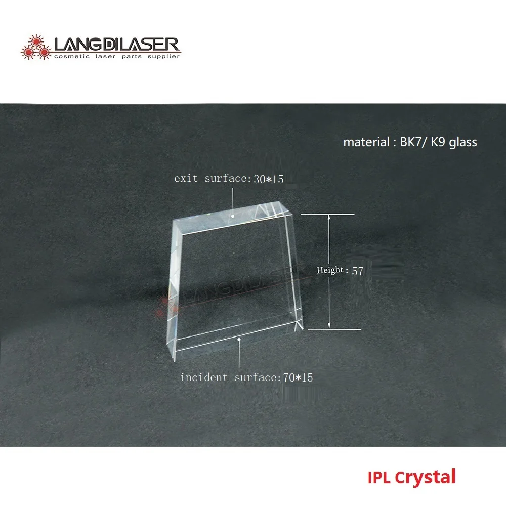 trapezoidal IPL light guide crystal : 70*15+30*15 , height : 57mm , light guide crystal ,IPL optic glass
trapezoidal IPL light guide crystal : 70*15+30*15 , height : 57mm , light guide crystal ,IPL optic glass