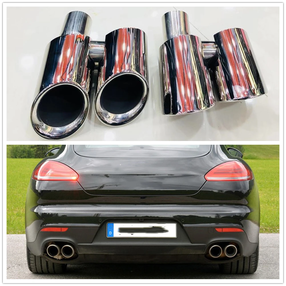 For Porsche panamera 2010-2013 Silver Car Rear Exhaust Muffler Tip Pipe Air Duct Outlet Vent Exhause Silencer Body Kit Tailpipe
For Porsche panamera 2010-2013 Silver Car Rear Exhaust Muffler Tip Pipe Air Duct Outlet Vent Exhause Silencer Body Kit Tailpipe