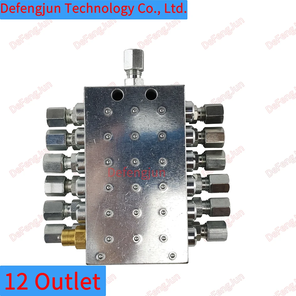 Grease Divider Valve ARJPQ12 | 12 points Progressive grease Distributor
Grease Divider Valve ARJPQ12 | 12 points Progressive grease Distributor