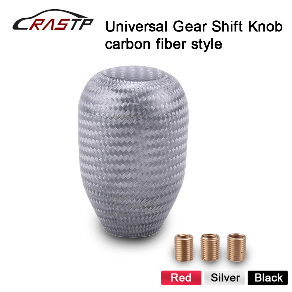 RASTP-Universal Carbon Fiber Gear Knob Manual Transmission Gear Shift Knob RS-SFN032
RASTP-Universal Carbon Fiber Gear Knob Manual Transmission Gear Shift Knob RS-SFN032