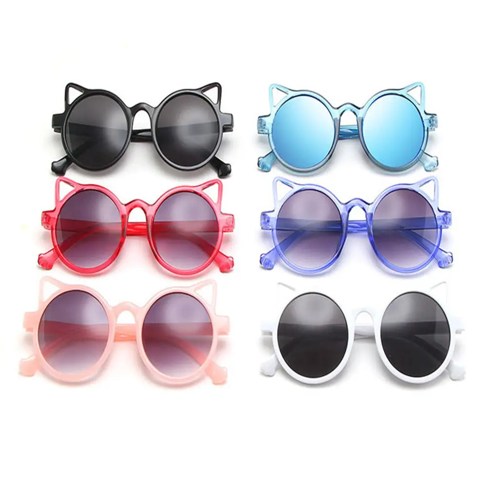 Cute Red Cat Ear Kids Sunglasses Girls Pink Purple White Children Glasses Baby Boys Round Eyeglasses Party Outdoor Beach Holiday
Cute Red Cat Ear Kids Sunglasses Girls Pink Purple White Children Glasses Baby Boys Round Eyeglasses Party Outdoor Beach Holiday