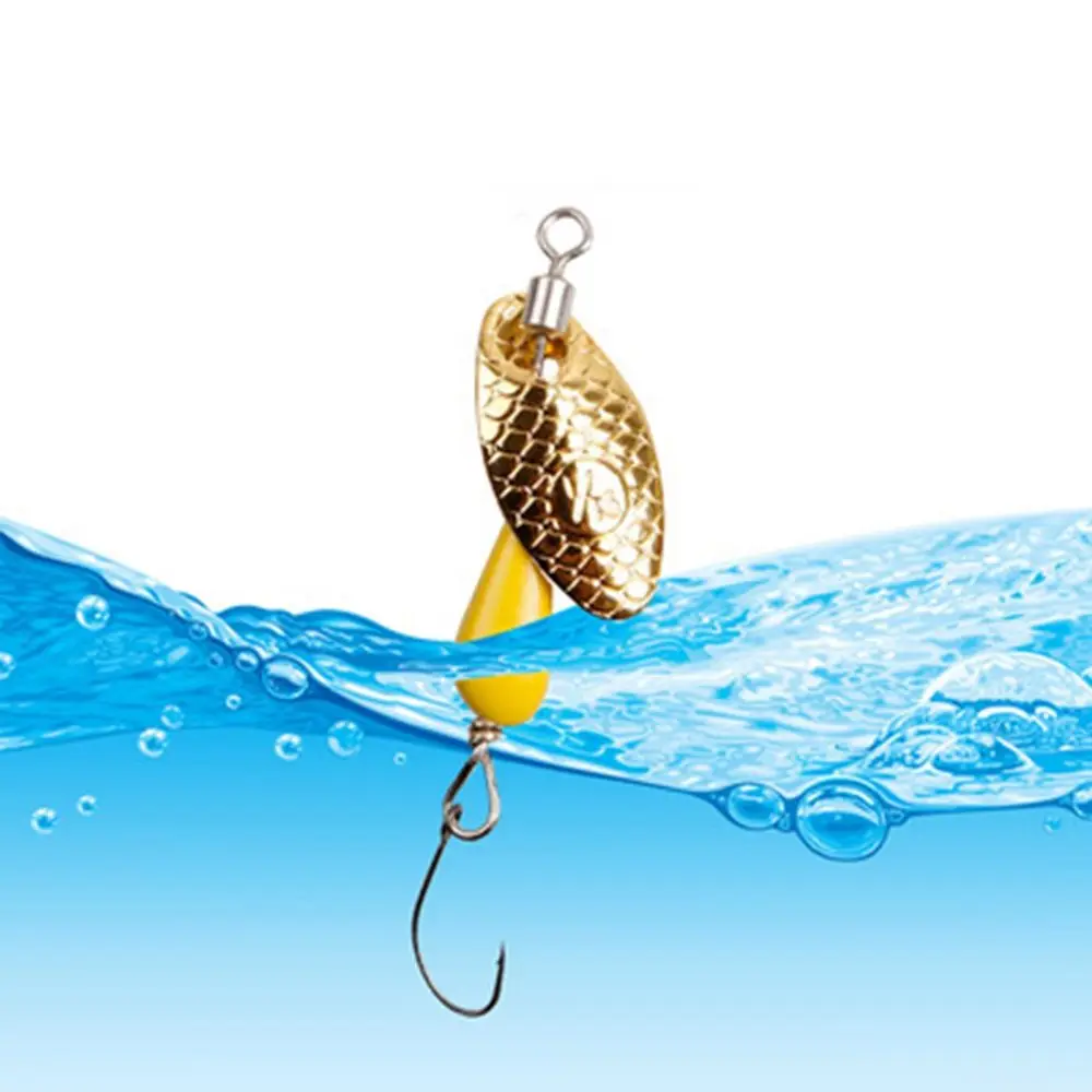 Hot Metal Durable 2.8g 4.5g 7g Fishing Lure Crank Bait Rotating Spinner Spoon Single Hook/Treble Hook
Hot Metal Durable 2.8g 4.5g 7g Fishing Lure Crank Bait Rotating Spinner Spoon Single Hook/Treble Hook