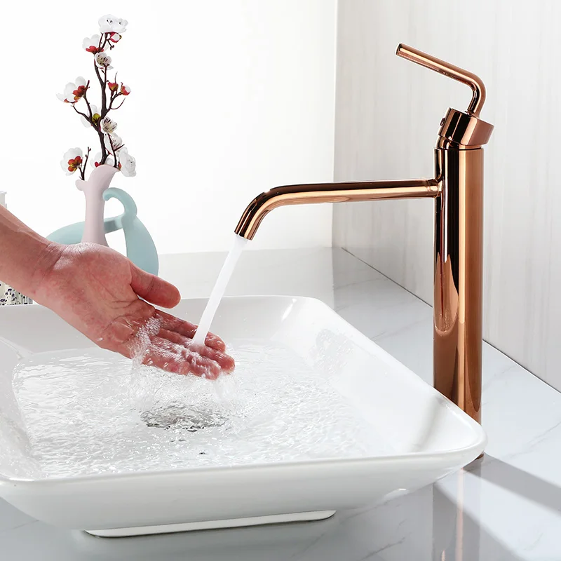 Bathroom Basin Faucet Chrome/Black/Brushed Gold/Gold/Rose gold Brass Cold And Hot Water Mixer Tap Deck Mounted
Bathroom Basin Faucet Chrome/Black/Brushed Gold/Gold/Rose gold Brass Cold And Hot Water Mixer Tap Deck Mounted