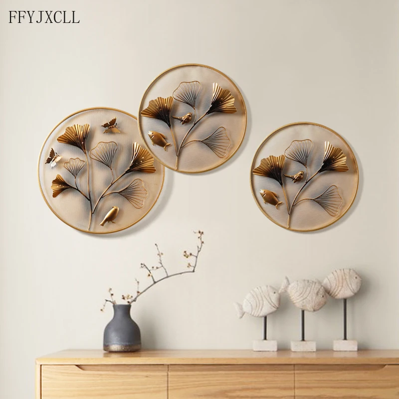 New Chinese Porch wall decor Iron Restaurant Ginkgo Leaf Pendant Living Room Wall Hanging Sofa Background wall decor
New Chinese Porch wall decor Iron Restaurant Ginkgo Leaf Pendant Living Room Wall Hanging Sofa Background wall decor