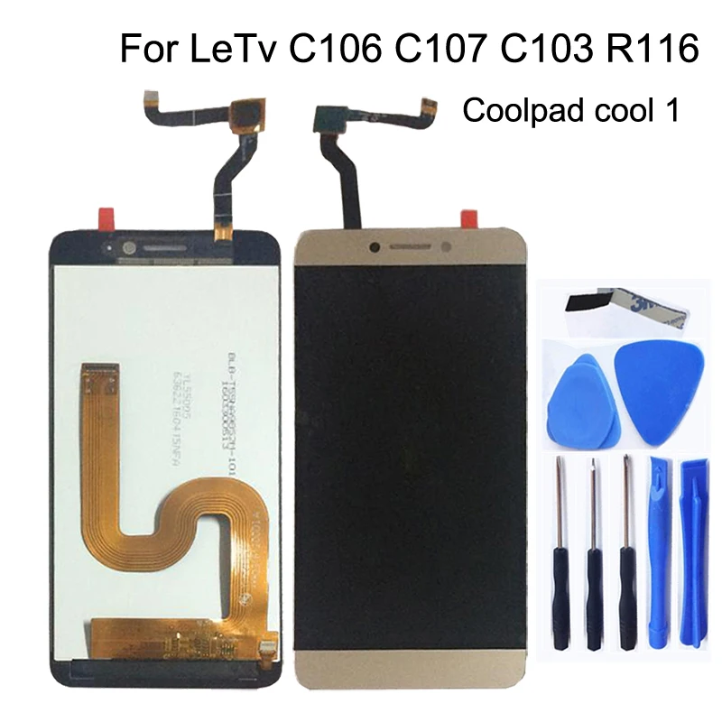 5.5-inch LCD Display For Cool1 Dual C106 R116 C103 C107 digitizer For Letv Le Leco Coolpad Cool 1 Screen lcd display Repair kit
5.5-inch LCD Display For Cool1 Dual C106 R116 C103 C107 digitizer For Letv Le Leco Coolpad Cool 1 Screen lcd display Repair kit
