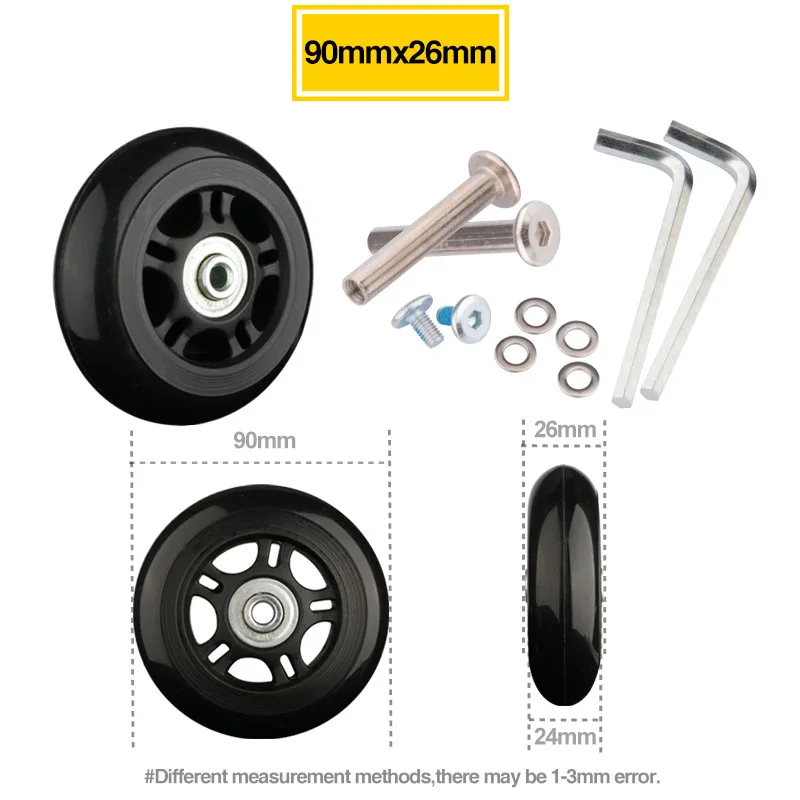 Luggage Wheel Accessories Airplane Wheel Trolley Luggage Bag Silent Wheel Pulley Accessories
Luggage Wheel Accessories Airplane Wheel Trolley Luggage Bag Silent Wheel Pulley Accessories