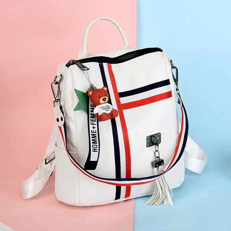 Backpack New Women's Bag Fashion PU Ladies Backpack Student Leisure Bag Soft Leather Multifunctional Waterproof Messenger Bag
Backpack New Women's Bag Fashion PU Ladies Backpack Student Leisure Bag Soft Leather Multifunctional Waterproof Messenger Bag