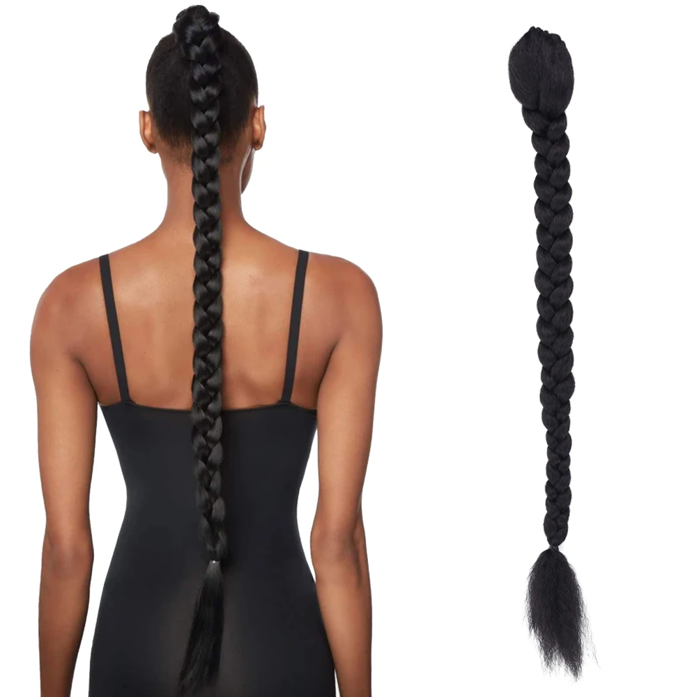 Synthetic Long Drawstring Braided Ponytail Extensions 26inch Twist Boxing Braided Hair Extensions For Women Girls Black Brown
Synthetic Long Drawstring Braided Ponytail Extensions 26inch Twist Boxing Braided Hair Extensions For Women Girls Black Brown