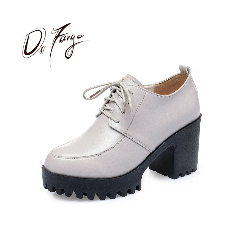 DRFARGO Shoes Women 2021 Lace up Platform Pump 8cm Square High Heel Black Office Dress Shoes Genuine Leather Zapatos size 34 41
DRFARGO Shoes Women 2021 Lace up Platform Pump 8cm Square High Heel Black Office Dress Shoes Genuine Leather Zapatos size 34 41