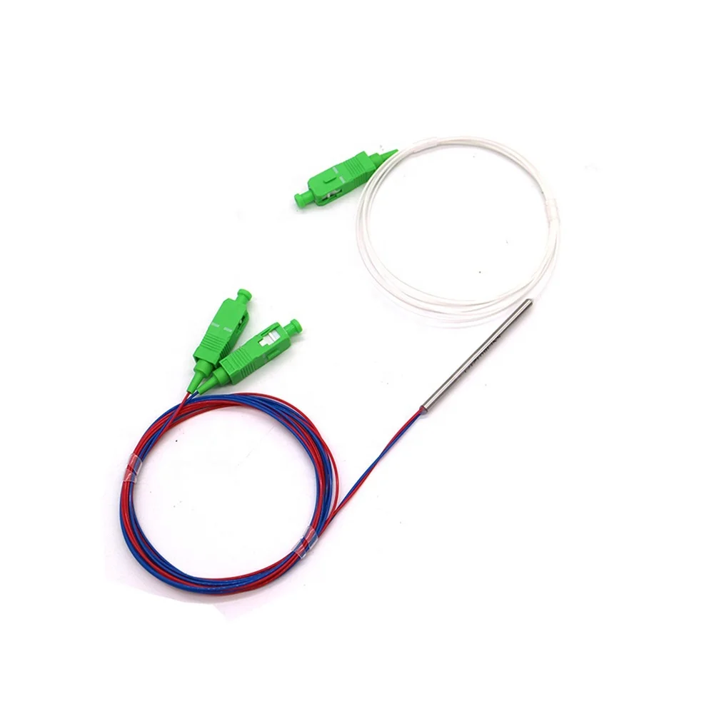 50/50 FBT 1X2 fiber coupler Split Ratio 50/50 single/dual/tri Window 0.9mm SC/APC Connector
50/50 FBT 1X2 fiber coupler Split Ratio 50/50 single/dual/tri Window 0.9mm SC/APC Connector