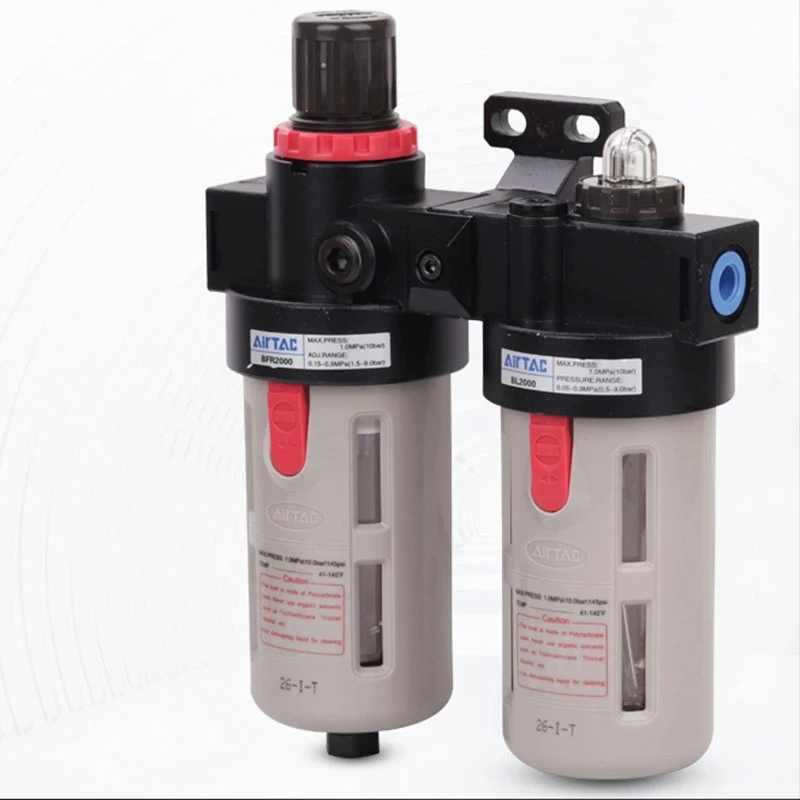 original AIRATC BFC2000 1/4'' Air LUBRICATOR REGULATOR FILTER F.R.L COOMBINATION frl
original AIRATC BFC2000 1/4'' Air LUBRICATOR REGULATOR FILTER F.R.L COOMBINATION frl