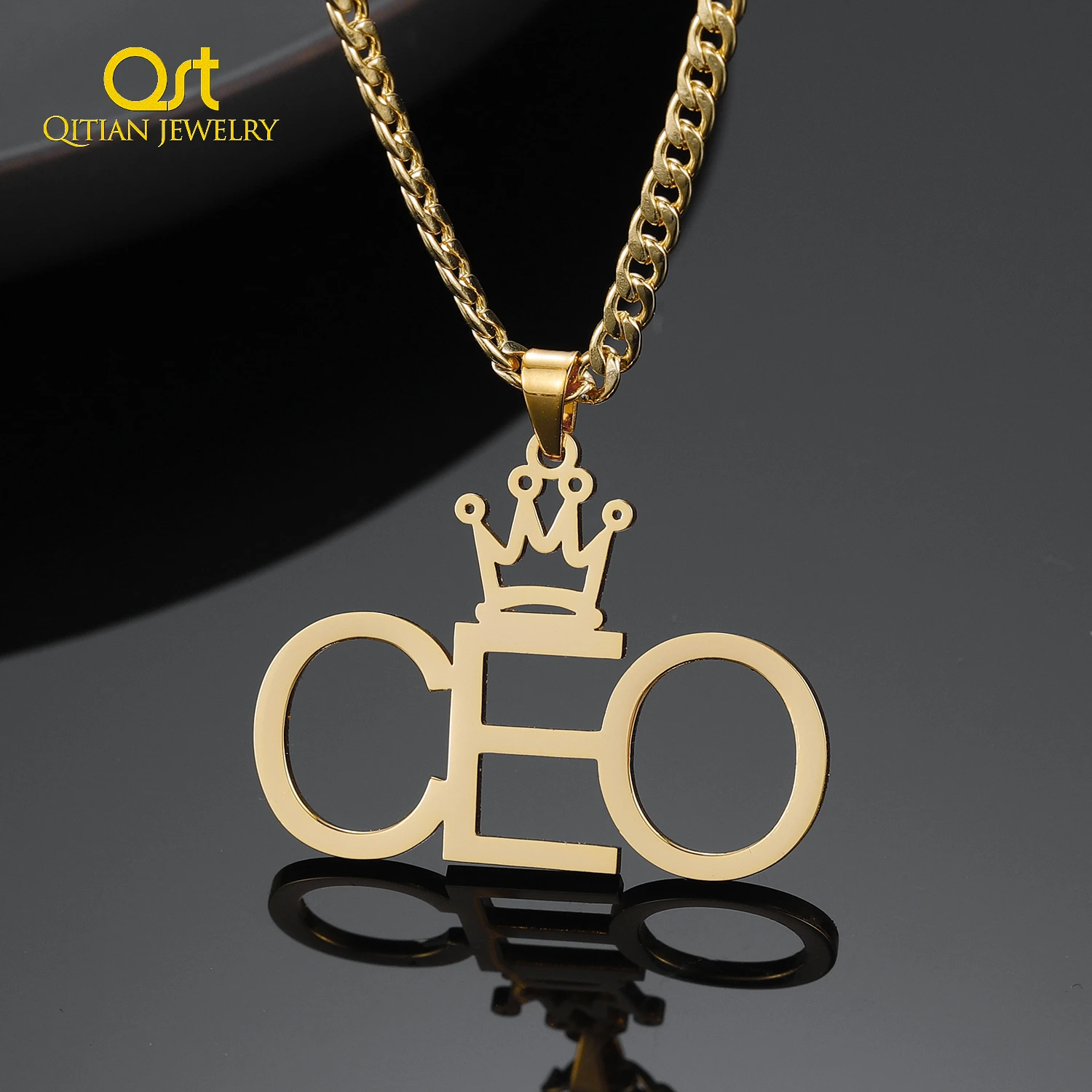 Custom Name Necklace With Crown Personalise Stainless Steel Jewelry Gold Chain Silver Necklace For Men/Women Gift 2021
Custom Name Necklace With Crown Personalise Stainless Steel Jewelry Gold Chain Silver Necklace For Men/Women Gift 2021