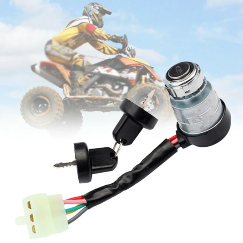 1PC Scooter 5 Wire Ignition Key Switch Lock For 4 Stroke 50cc - 125cc Engine Go Kart Iron Head Waterproof
1PC Scooter 5 Wire Ignition Key Switch Lock For 4 Stroke 50cc - 125cc Engine Go Kart Iron Head Waterproof