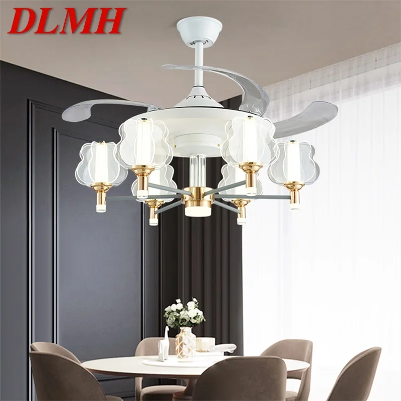 DLMH LED Ceiling Lamp With Fan White Invisible Fan Blade With Remote Control Fixtures For Living Room Bedroom Restaurant
DLMH LED Ceiling Lamp With Fan White Invisible Fan Blade With Remote Control Fixtures For Living Room Bedroom Restaurant