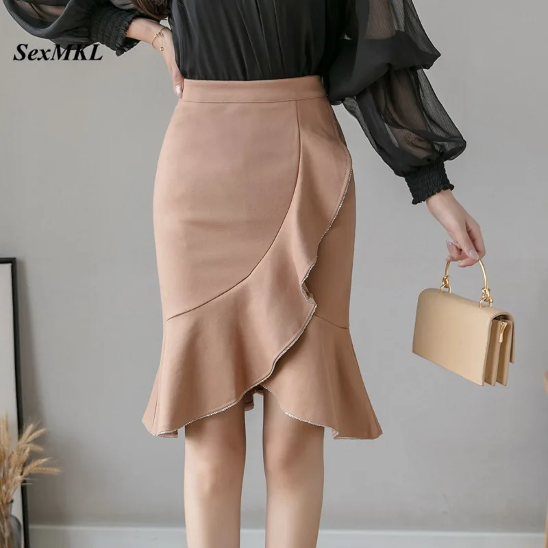 Oversized High Waist Skirts Women 2024 Fashion Knee Length Ruffles Bodycon Skirt Elegant Korean Clothes Office Sexy Pencil Skirt
Oversized High Waist Skirts Women 2024 Fashion Knee Length Ruffles Bodycon Skirt Elegant Korean Clothes Office Sexy Pencil Skirt