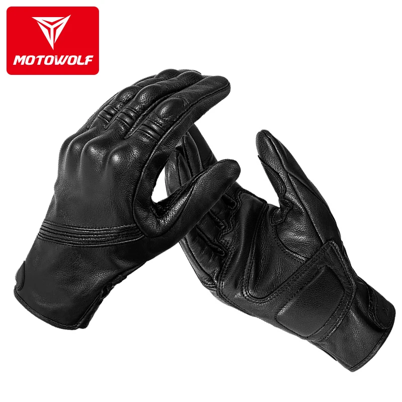 Leather Motorcycle Gloves Windproof Touch Operation Wearable Guantes Moto Invierno Guantes Motocross Finger Fist Protection
Leather Motorcycle Gloves Windproof Touch Operation Wearable Guantes Moto Invierno Guantes Motocross Finger Fist Protection