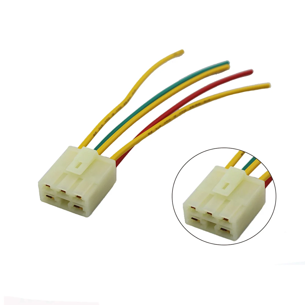 5 Wires 6 Wires Motorcycle Regulator Rectifier Plug Voltage Regulator Male Connector
5 Wires 6 Wires Motorcycle Regulator Rectifier Plug Voltage Regulator Male Connector