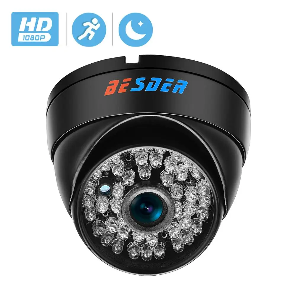 BESDER Wide Angle 2.8mm Vandal Proof 1080P IP Camera Dome Waterproof 48 PCS LED Indoor Outdoor Network IP Camera IR Night Vision
BESDER Wide Angle 2.8mm Vandal Proof 1080P IP Camera Dome Waterproof 48 PCS LED Indoor Outdoor Network IP Camera IR Night Vision