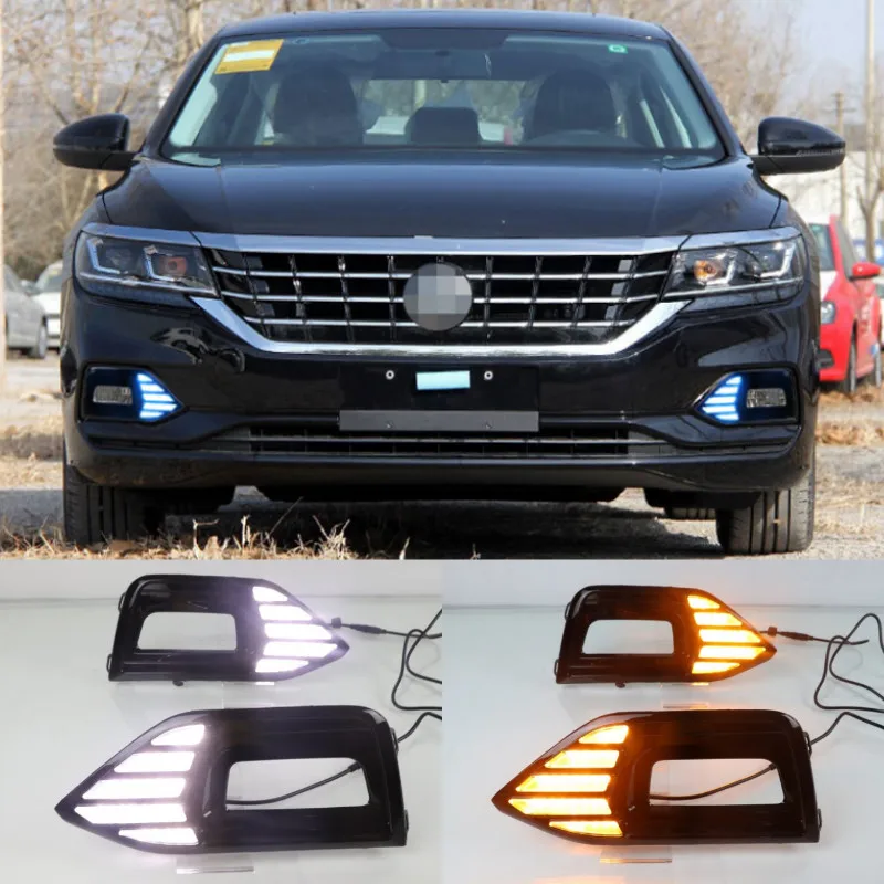2 шт. Автомобильный светодиодный дневный ходовой светильник DRL для Volkswagen VW Passat 2018 2019 противотуманная фара
2 шт. Автомобильный светодиодный дневный ходовой светильник DRL для Volkswagen VW Passat 2018 2019 противотуманная фара