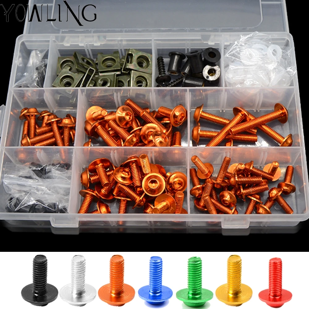 Motorcycle Accessories Full Fairing Bolt Kits Bodywork Screws Fit For Suzuki GSF 600 S Bandit 1995 1996 1997 1998 1999
Motorcycle Accessories Full Fairing Bolt Kits Bodywork Screws Fit For Suzuki GSF 600 S Bandit 1995 1996 1997 1998 1999