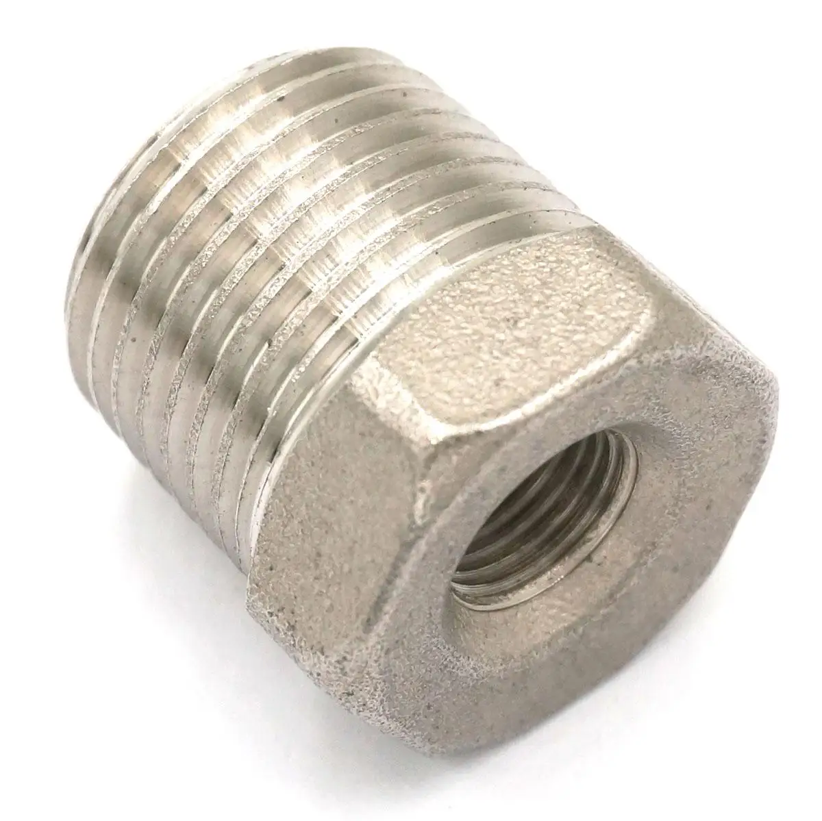 1/2" BSP Male to 1/8" BSP Female 304 Stainless Steel Reducer Reducing Bushing Fitting
1/2" BSP Male to 1/8" BSP Female 304 Stainless Steel Reducer Reducing Bushing Fitting