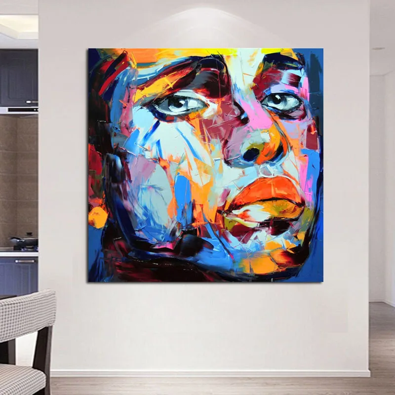 100% Hand Painted Handmade Palette Knife Face Oil Painting Portrait Palette On Canvas Wall Art Pictures For Room Decortion
100% Hand Painted Handmade Palette Knife Face Oil Painting Portrait Palette On Canvas Wall Art Pictures For Room Decortion