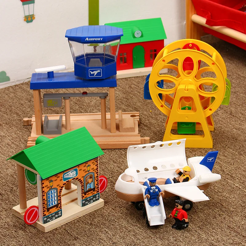 Fit for brio Toy Trains Cars Airport Signal Tower Ferris Wheel Airplane Wooden Station Track Toys Gift for Boys Girls Kids
Fit for brio Toy Trains Cars Airport Signal Tower Ferris Wheel Airplane Wooden Station Track Toys Gift for Boys Girls Kids