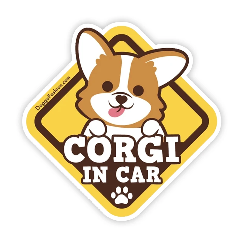 A0133# Corgi In Car 13 cm/17 cm Self-adhesive Decal Vinyl Sticker Waterproof Auto Decors on Bumper Rear Window Laptop
A0133# Corgi In Car 13 cm/17 cm Self-adhesive Decal Vinyl Sticker Waterproof Auto Decors on Bumper Rear Window Laptop