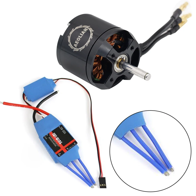 Комбинированный Aeolian двигатель 4250 800kv с skywing 60A ESC для радиоуправляемого самолета с бесплатной доставкой
Комбинированный Aeolian двигатель 4250 800kv с skywing 60A ESC для радиоуправляемого самолета с бесплатной доставкой