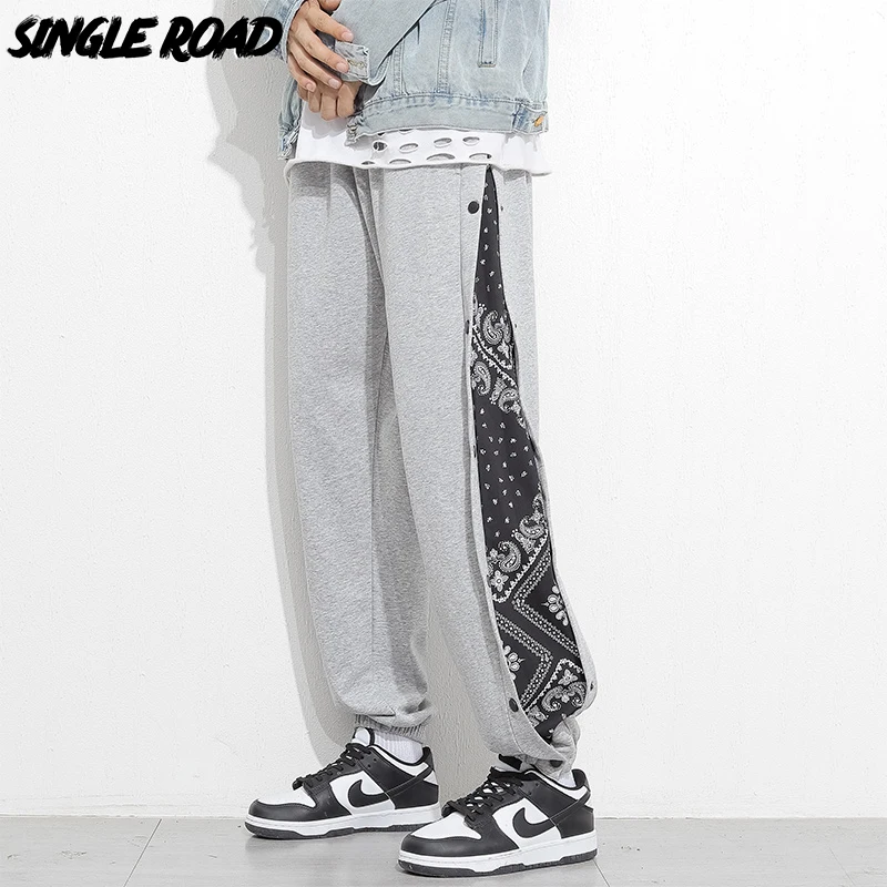 Single Road Mens Sweatpants Men 2023 Patchwork Button Joggers Running Sports Pants Trousers Male Jogging Pants For Men Plus Size
Single Road Mens Sweatpants Men 2023 Patchwork Button Joggers Running Sports Pants Trousers Male Jogging Pants For Men Plus Size