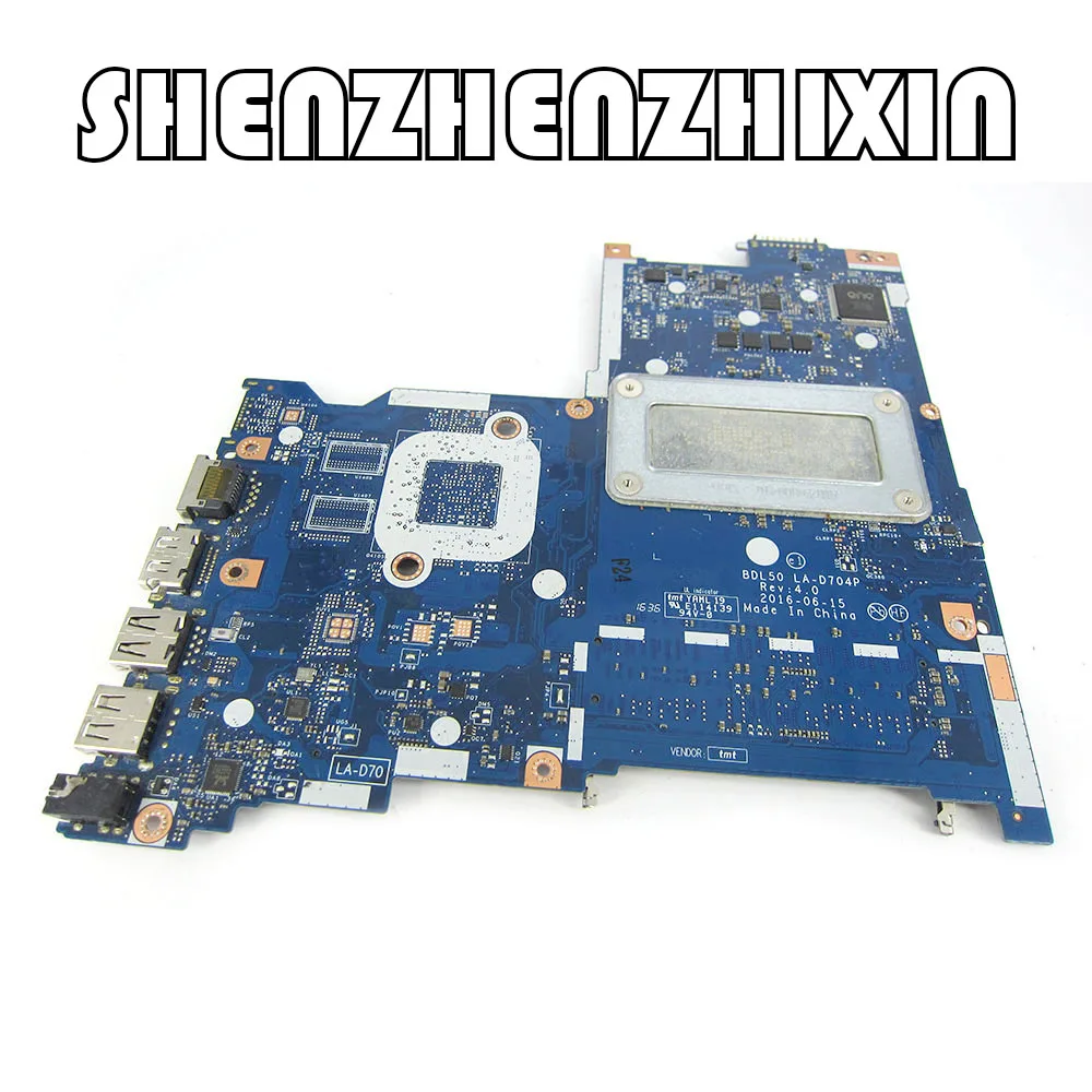 Материнская плата для ноутбука HP TPN-C125 250 G5 15-AC 15-AY с материнской платой i7-6500U DDR4 BDL50 LA-D704P 854934-601 858868-601 Test OK
Материнская плата для ноутбука HP TPN-C125 250 G5 15-AC 15-AY с материнской платой i7-6500U DDR4 BDL50 LA-D704P 854934-601 858868-601 Test OK