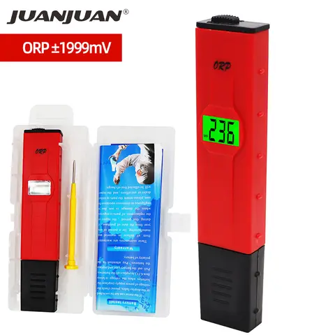 Probador ORP/Redox de ORP-2069, medidor de ORP, probadores de potencial Redox, Monitor de tratamiento de piscina, Reducción de Oxidación, Analizador de pureza del agua 60%