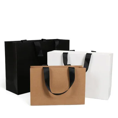10pcs White Black High Quality Simple Paper Gift Bag Kraft Paper Candy Box With Handle Wedding Birthday Party Gift Package
10pcs White Black High Quality Simple Paper Gift Bag Kraft Paper Candy Box With Handle Wedding Birthday Party Gift Package