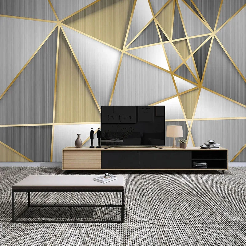 Custom 3D Wallpaper Modern Fashion Minimalist Light Luxury Geometric Lines Photo Wall Murals Living Room TV Sofa Decor 3D Fresco
Custom 3D Wallpaper Modern Fashion Minimalist Light Luxury Geometric Lines Photo Wall Murals Living Room TV Sofa Decor 3D Fresco