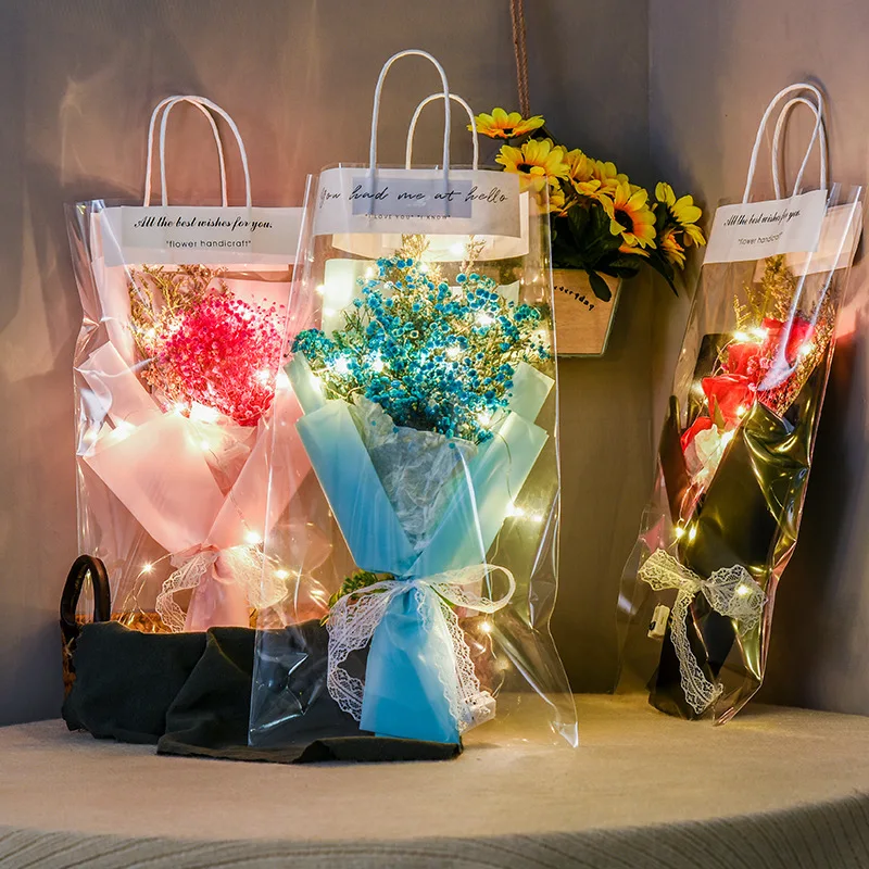 2022 Christmas Valentine's Day Soap Flower Rose Gypsophila Dry Flower Preserved Flower Bouquet For Girlfriend Home Decoration
2022 Christmas Valentine's Day Soap Flower Rose Gypsophila Dry Flower Preserved Flower Bouquet For Girlfriend Home Decoration