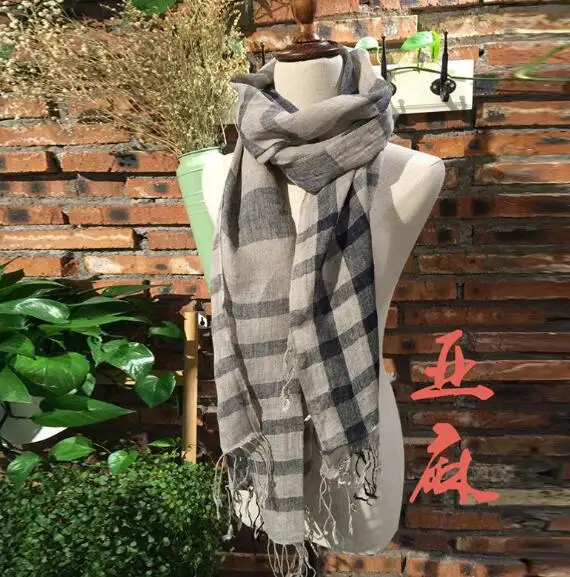 100% Linen Black Plaid Tassel Woman Scarf Hijab Foulard Shawls Scarves Women For Spring and Autumn
100% Linen Black Plaid Tassel Woman Scarf Hijab Foulard Shawls Scarves Women For Spring and Autumn