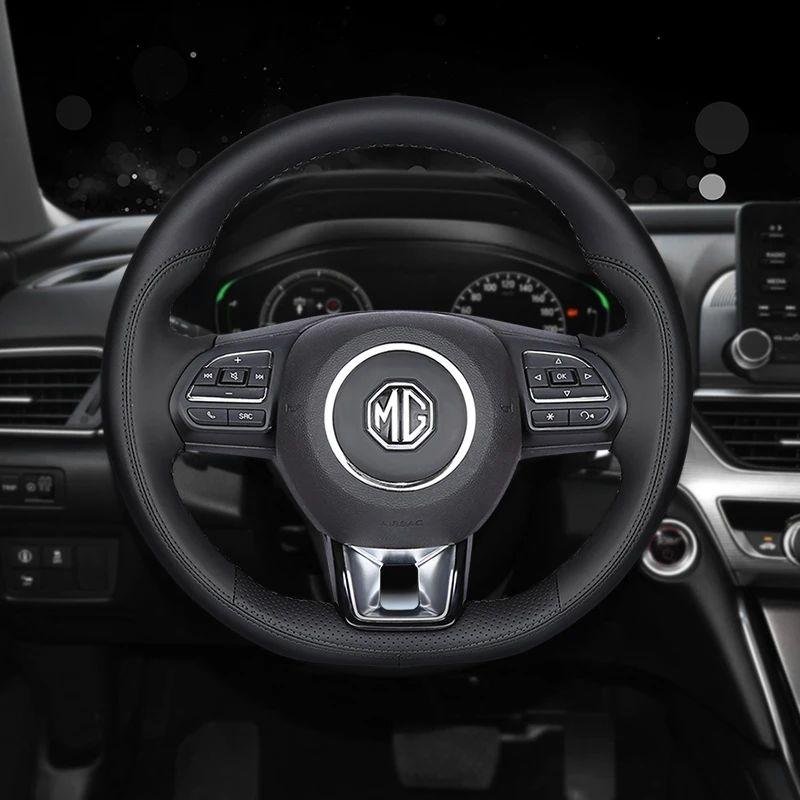 Кожаный Автомобильный Чехол для руля MG6 MG3 GS ZS HS, всесезонные автомобильные аксессуары, чехол для колеса
Кожаный Автомобильный Чехол для руля MG6 MG3 GS ZS HS, всесезонные автомобильные аксессуары, чехол для колеса
