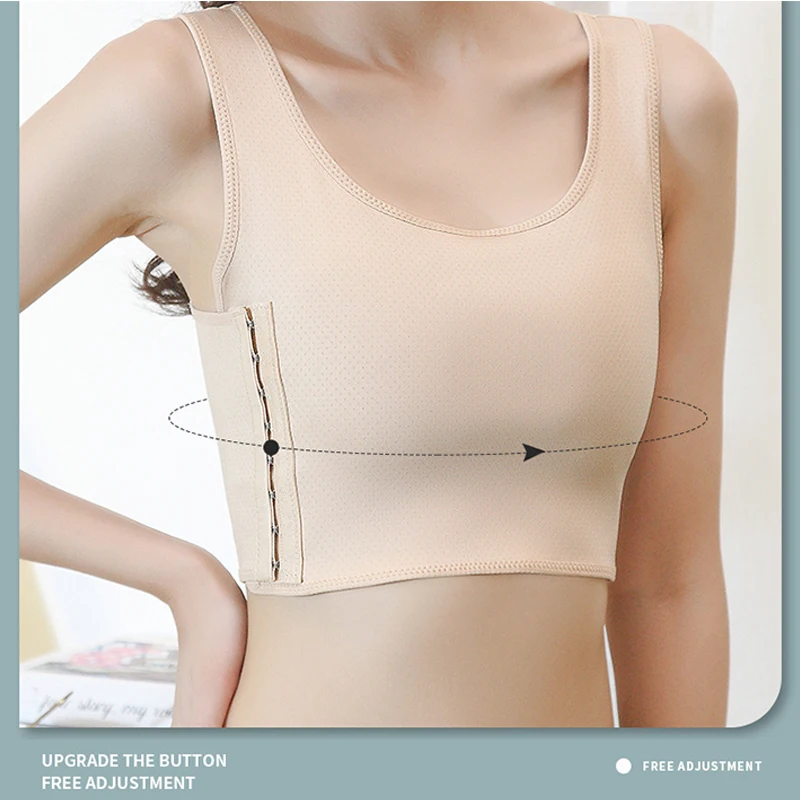 Women Chest Binder Les Lesbian Binders Slim Fit Short Vest Chest Binder Tops Binders Bra Intimates Buckle Breast Binder
Women Chest Binder Les Lesbian Binders Slim Fit Short Vest Chest Binder Tops Binders Bra Intimates Buckle Breast Binder