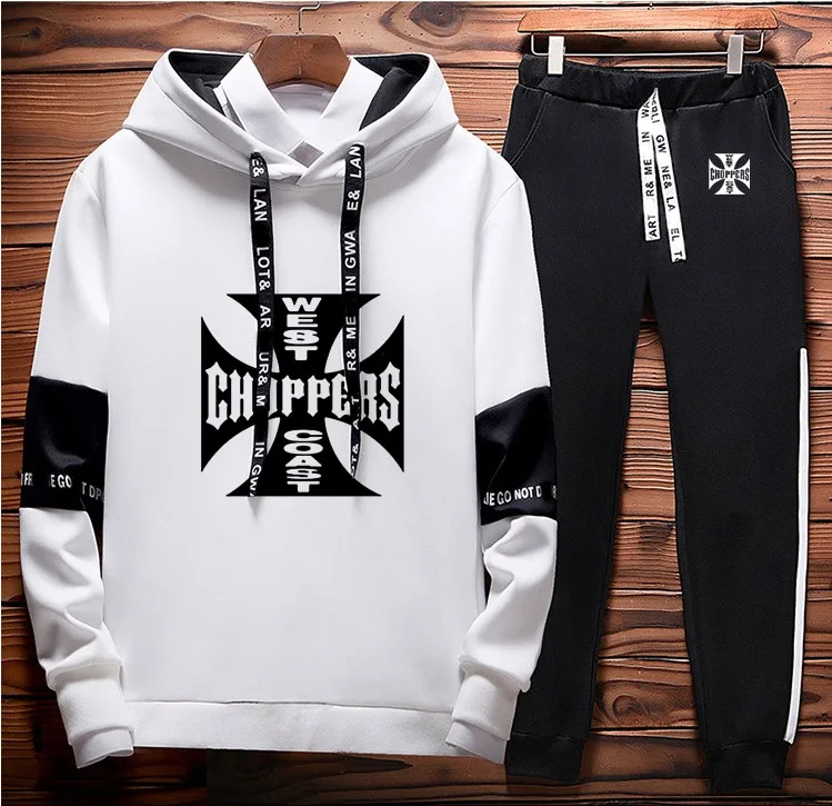 West Coast Choppers Printed Hoodies Men Streetwear Hooded unisex Sweatshirt+Pants 2Pcs Sporting suit Fleece Warm Thick sportwear
West Coast Choppers Printed Hoodies Men Streetwear Hooded unisex Sweatshirt+Pants 2Pcs Sporting suit Fleece Warm Thick sportwear