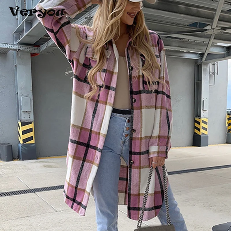 Vintage Women Mid-Length Shirts 2021 Spring-Autumn Fashion Ladies Casual Loose Blouses Streetwear Girls Oversize Outwear Jacket
Vintage Women Mid-Length Shirts 2021 Spring-Autumn Fashion Ladies Casual Loose Blouses Streetwear Girls Oversize Outwear Jacket
