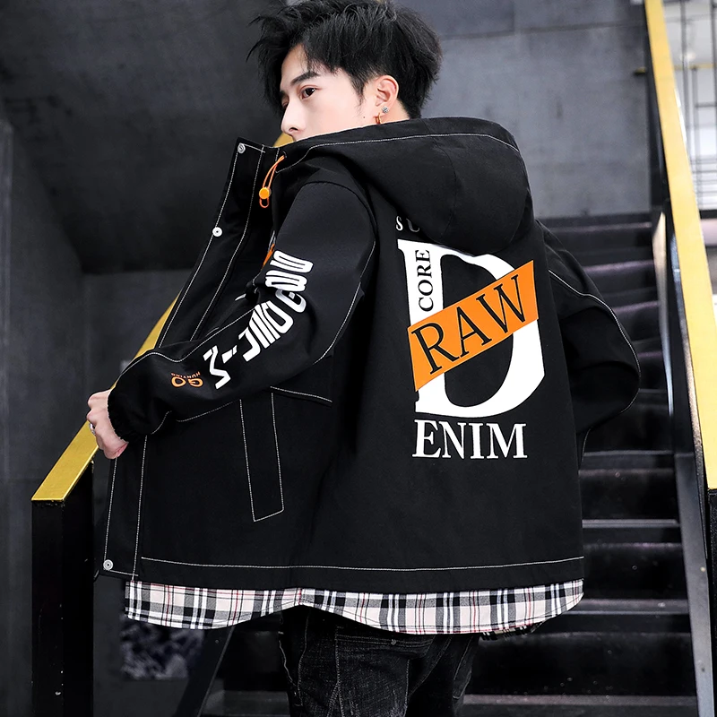 Spring Autumn Men Jacket Men 2021 Youth Fashion Coats Male Hooded High Quality Casual Jackets Men Size M-3XL Dropshipping
Spring Autumn Men Jacket Men 2021 Youth Fashion Coats Male Hooded High Quality Casual Jackets Men Size M-3XL Dropshipping