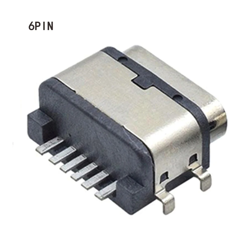 10/20pcs TYPE C 6 Pin Waterproof Female Socket Port Sinking board 0.55 four pin 8.2 Fast Charge Charging Interface USB Connector
10/20pcs TYPE C 6 Pin Waterproof Female Socket Port Sinking board 0.55 four pin 8.2 Fast Charge Charging Interface USB Connector
