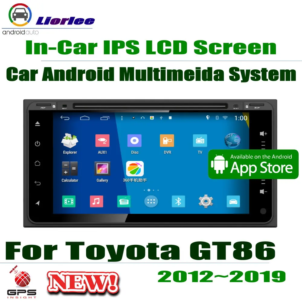 Car Android Player For Toyota 86 FT86 GT86 2012-2019 7" IPS LCD Screen GPS DVD CD Navigation System Radio Audio Video Stereo
Car Android Player For Toyota 86 FT86 GT86 2012-2019 7" IPS LCD Screen GPS DVD CD Navigation System Radio Audio Video Stereo
